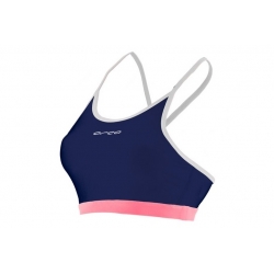 B6 W 226 END SWIM TOP BLK BLU S/10