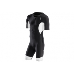 CORE SHORT SLEEVE RACCE SUIT BLK WHI XL