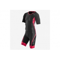 226 SHORT SLEEVE RACE SUIT BLK RED L
